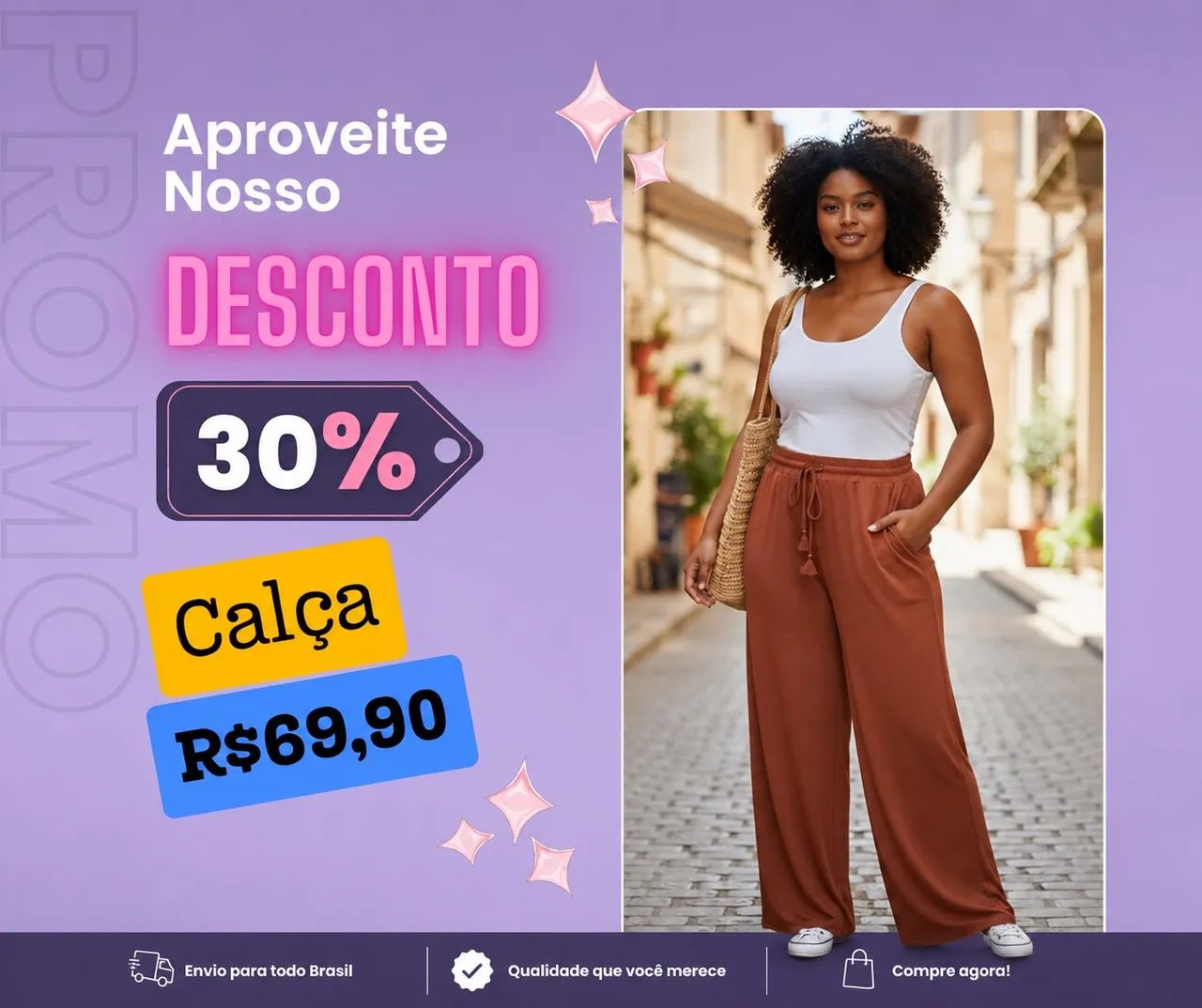 Calça Viscolinho 