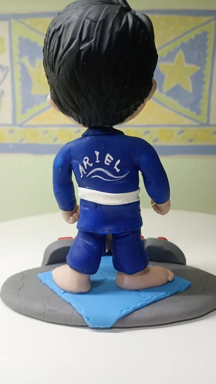 Boneco Lutador de judô em Biscuit  - Foto 5