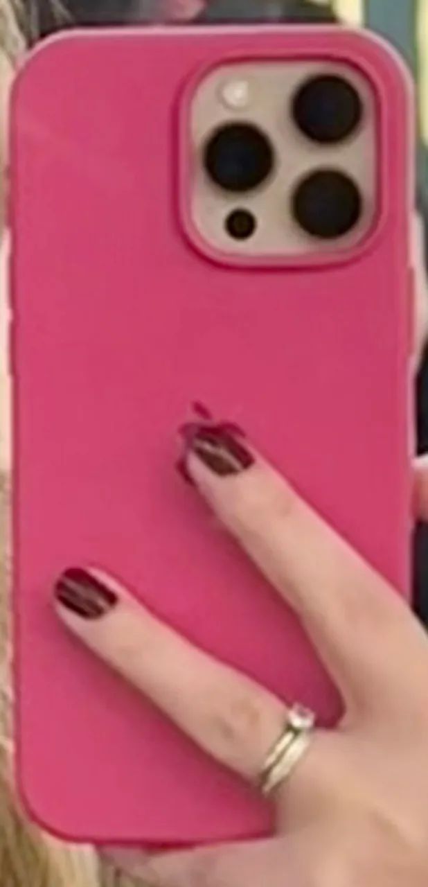 Capa de silicone iPhone 16 Pro Max - Rosa - Foto 2