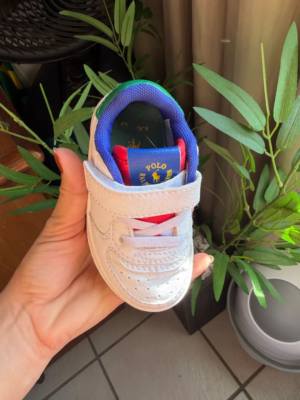 Tênis Ralph Lauren infantil 