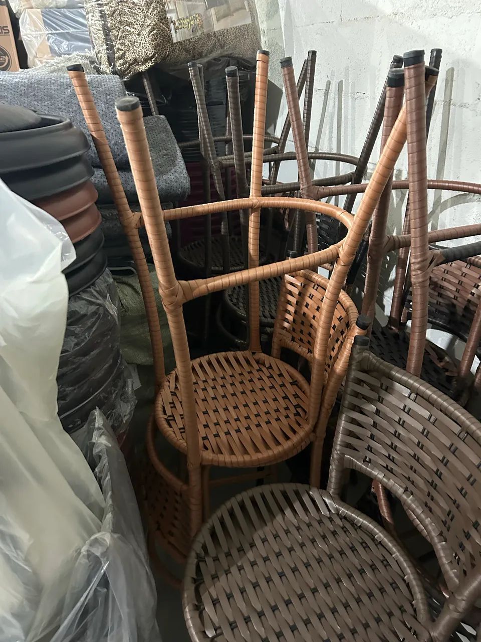 Banqueta alta de fibra  - Foto 2