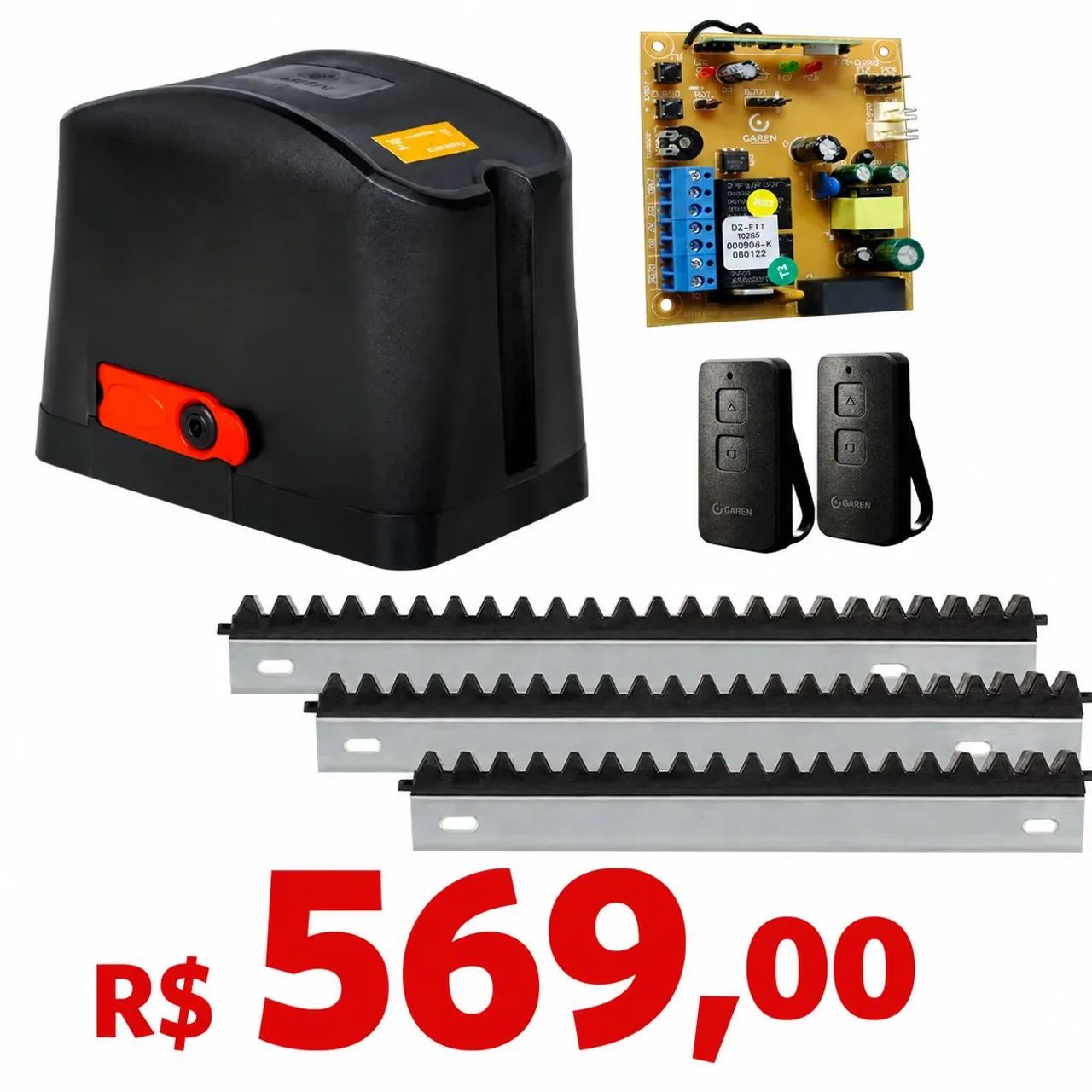 Kit motor SEG/ Garen portões leves