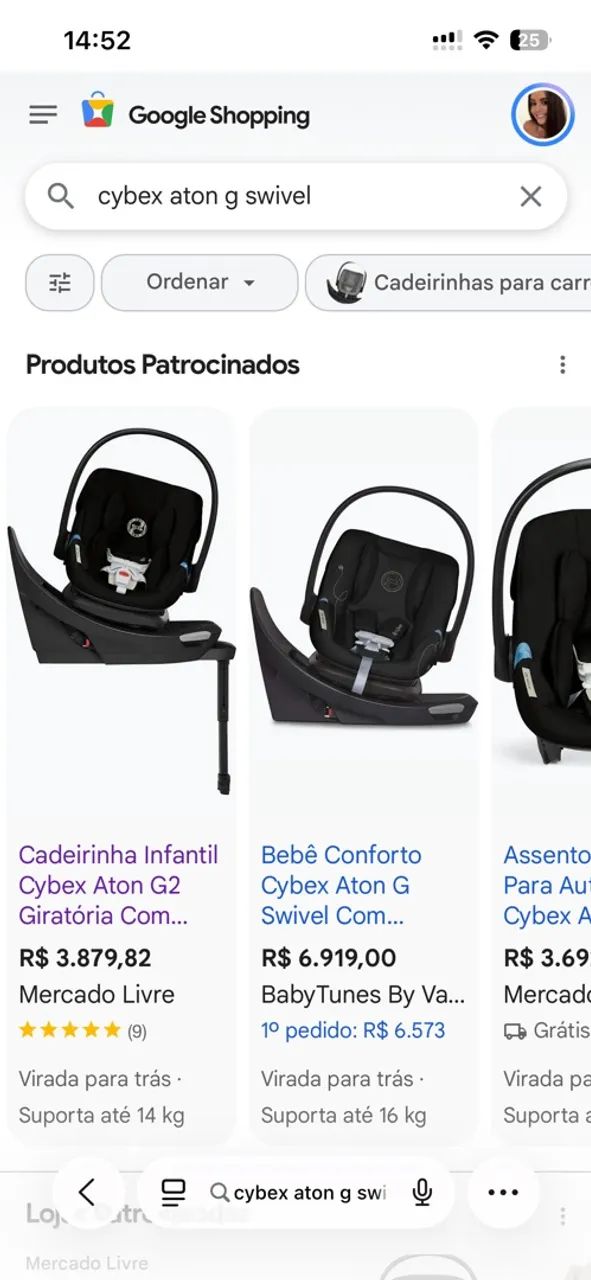 Carrinho e bebe conforto cybex  - Foto 4