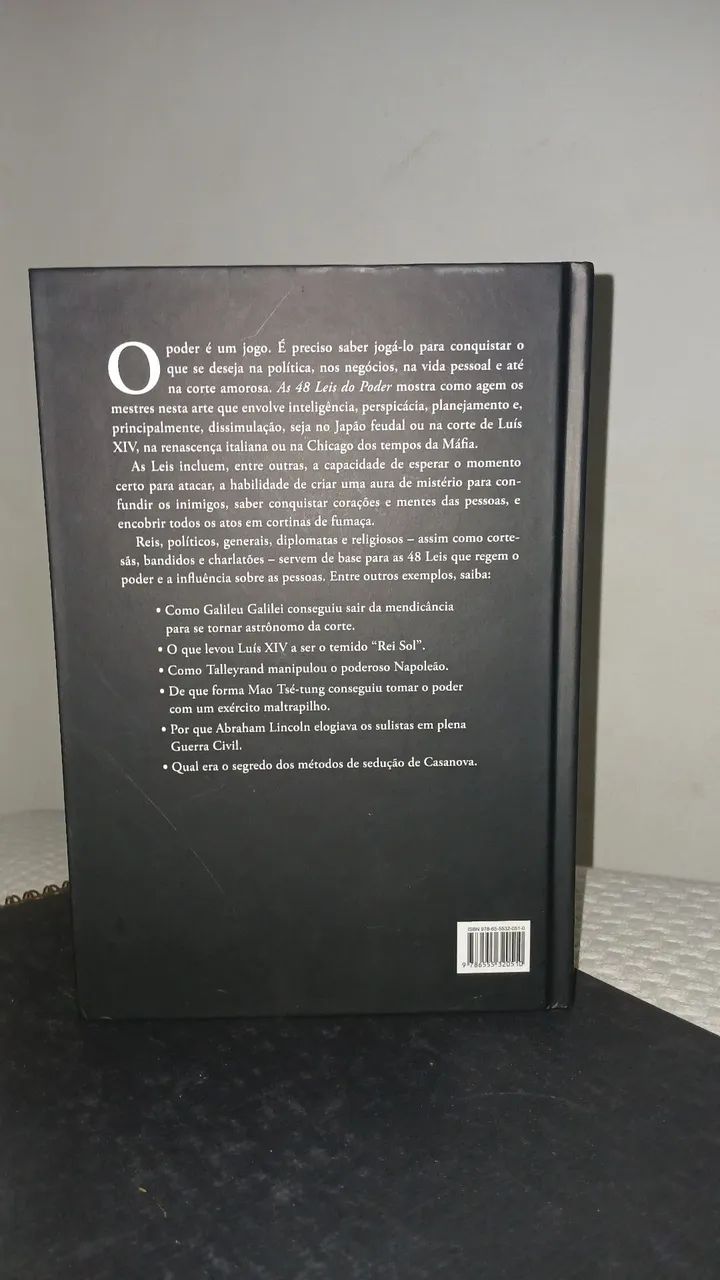 Livro capa dura - As 48 Leis do Poder - Foto 2