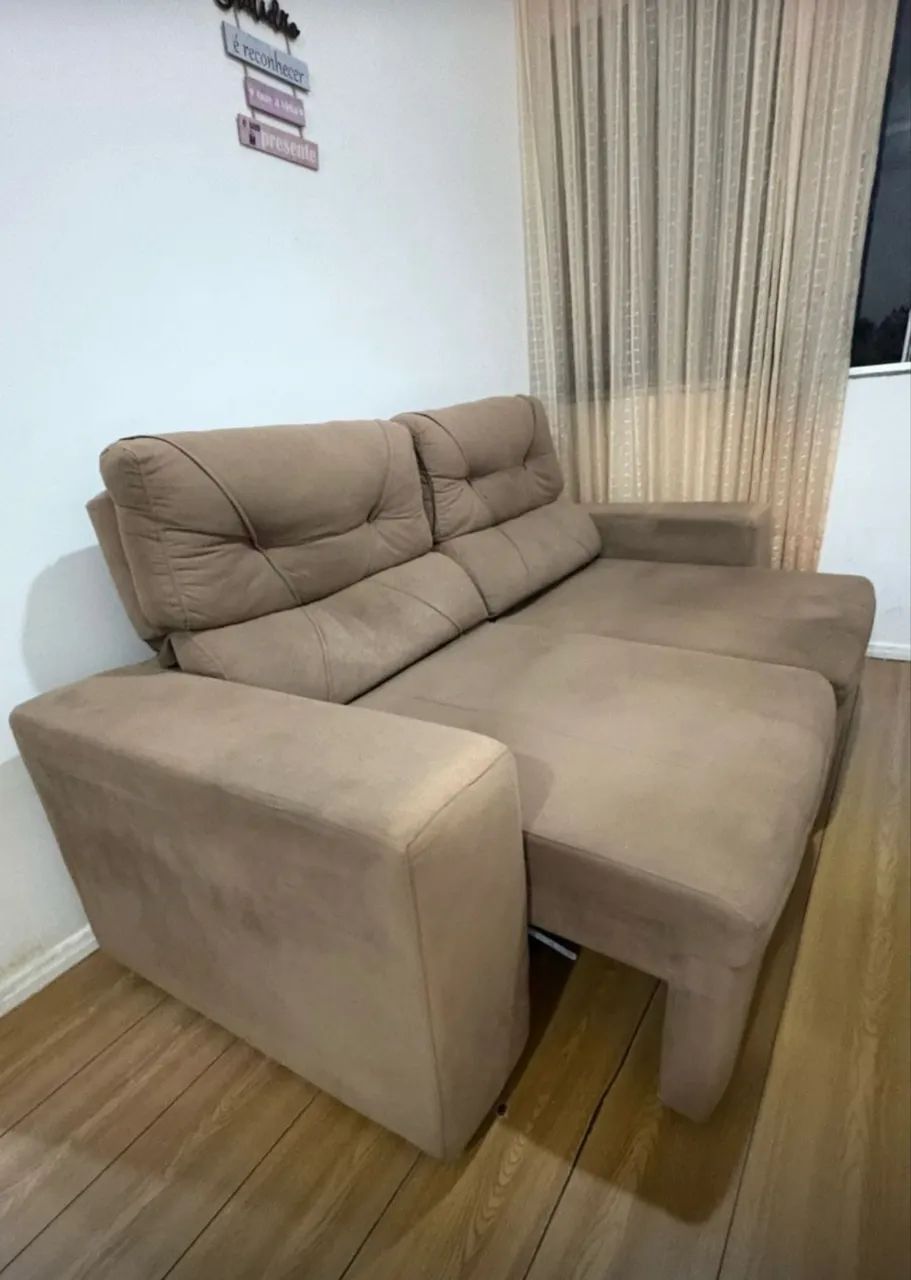 Sofá reclinável retrátil dois lugares - Foto 3