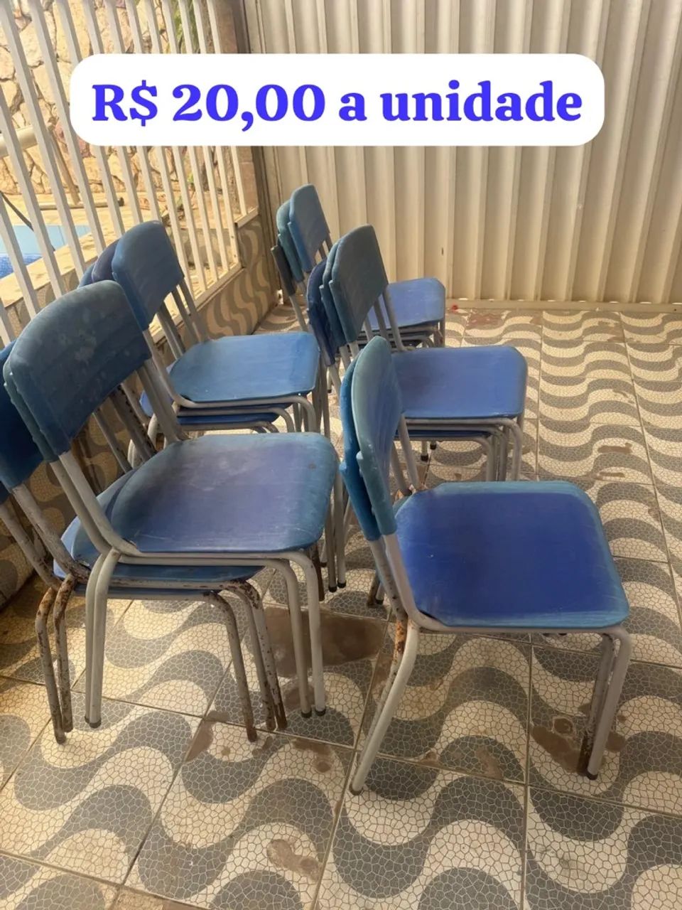 Cadeiras de ferro - Foto 4