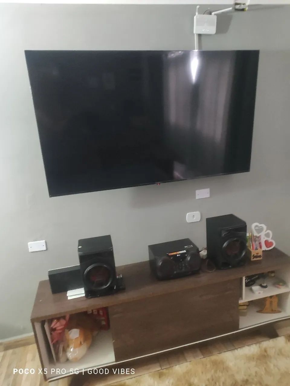 Smart tv LG 65 polegadas+som LG 