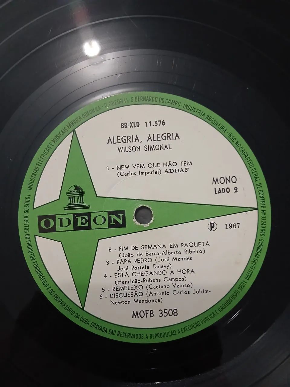 Lp Wilson simonal alegria,alegria!!! 1967 usado  - Foto 5
