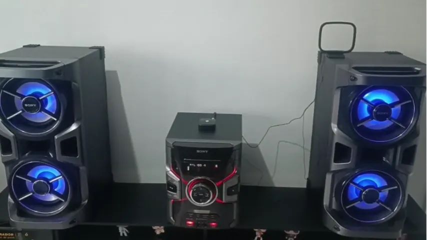 mini system SONY potente c/ bluetooth