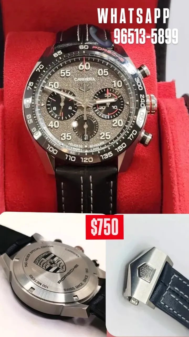 Relógio TAG HEUER CARRERA PORSCHE  MULTIFUNCIONAL  - Foto 2