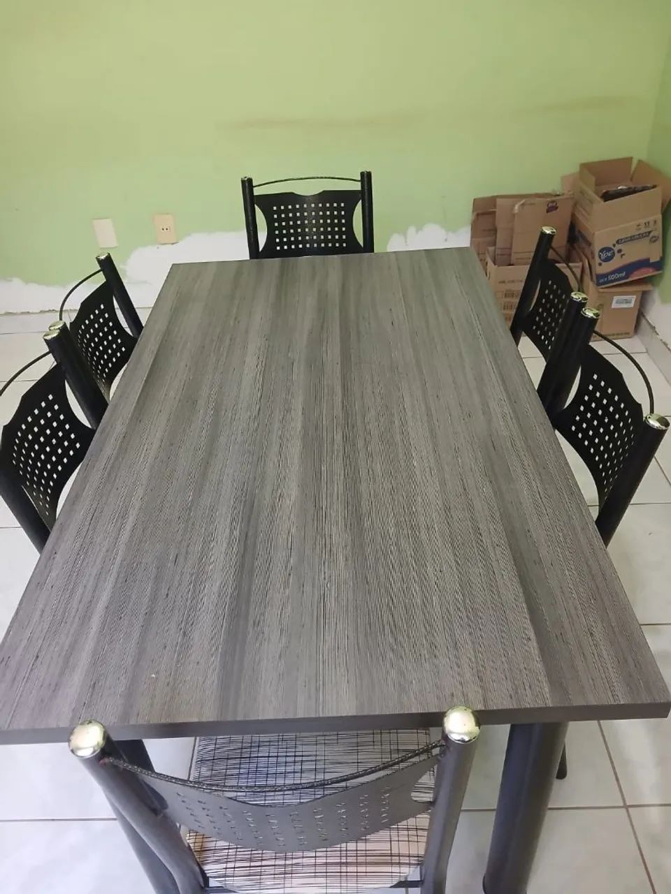Mesa de Jantar 6 cadeiras MDF - Foto 3