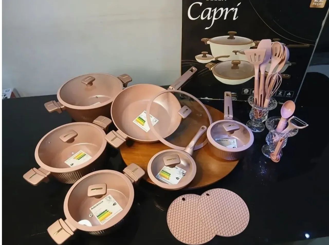 Conjunto Panelas Cerâmicas Novo + Faqueiro  - Foto 3