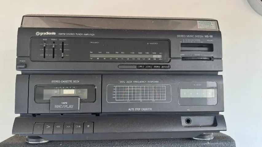 Aparelho som 3 x 1 Gradiente MS-98 