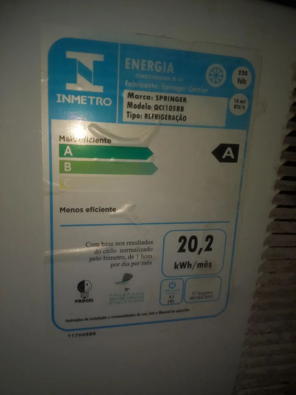 Ar-condicionado 10mil btu - Foto 4