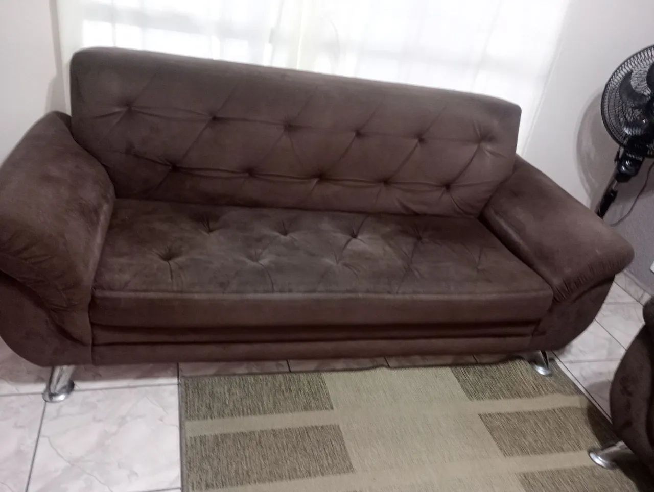 Cama casal e jogo de sofá 2 e 3 lugares - Foto 4