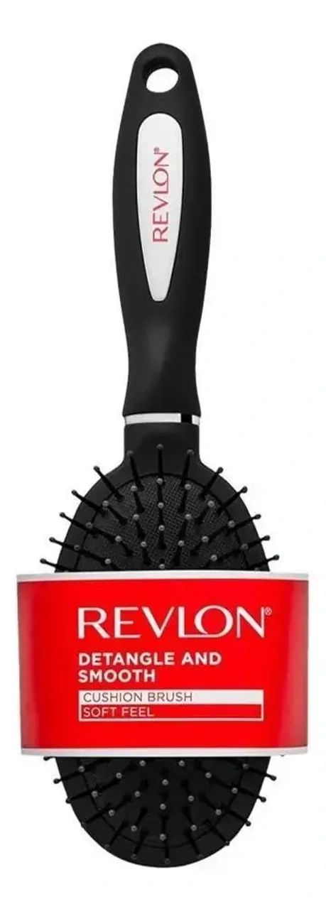 Revlon Detangle Escova Almofadada Desembaça E Suaviza Cachos