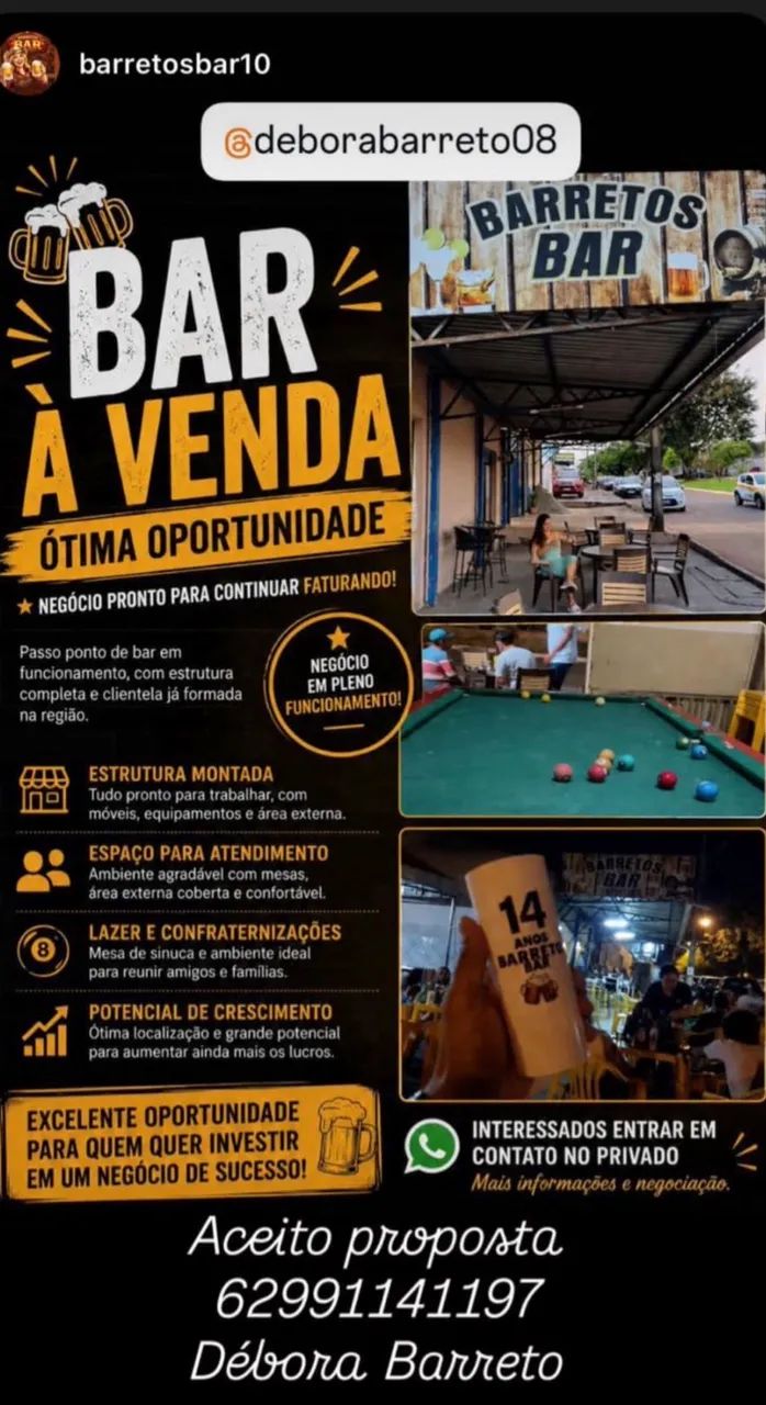 Bar a venda  - Foto 2