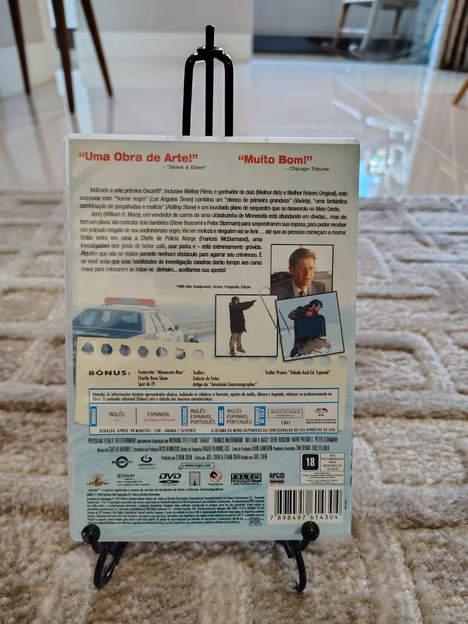 Dvd Fargo de Joel e Ethan Coen c/ Frances McDormand  - Foto 2