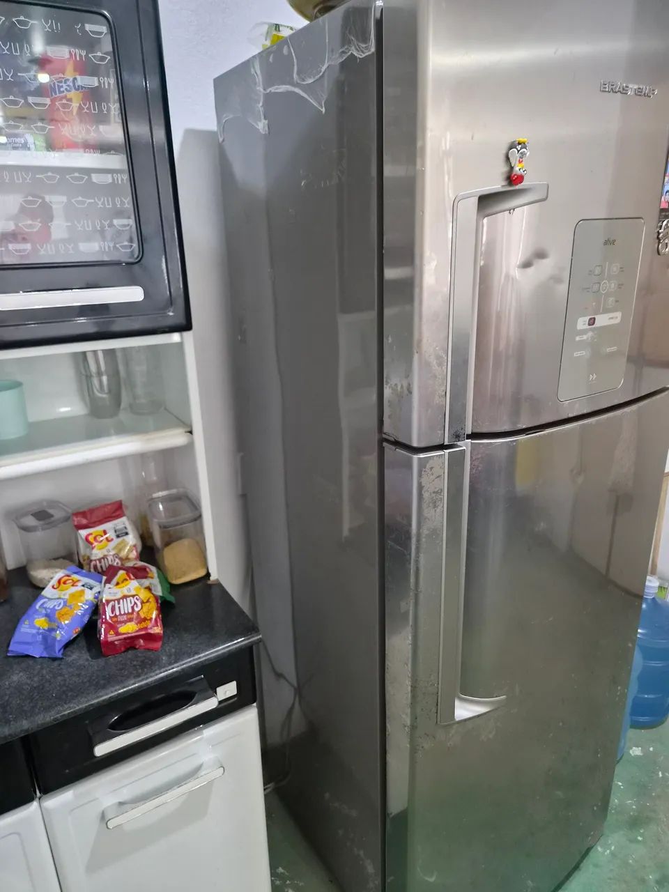 Geladeira Brastemp BRM50 cinza. - Foto 2