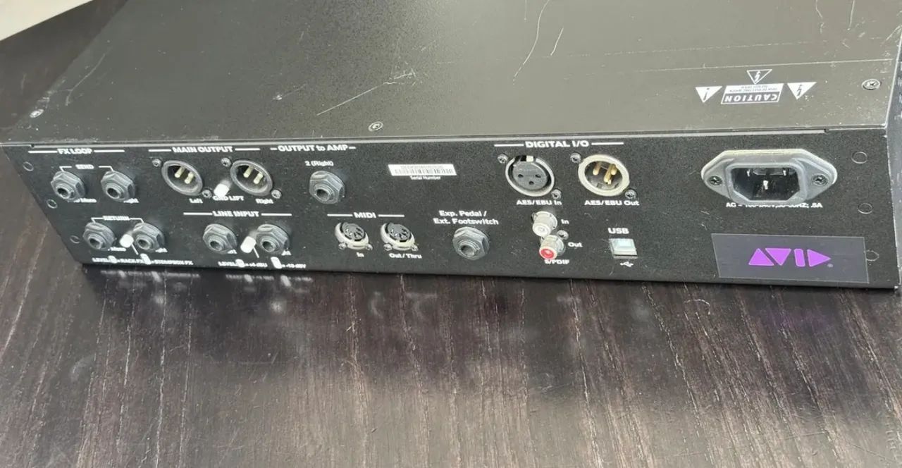 Avid Eleven Rack Processador De Guitarra (Usado) - Foto 3