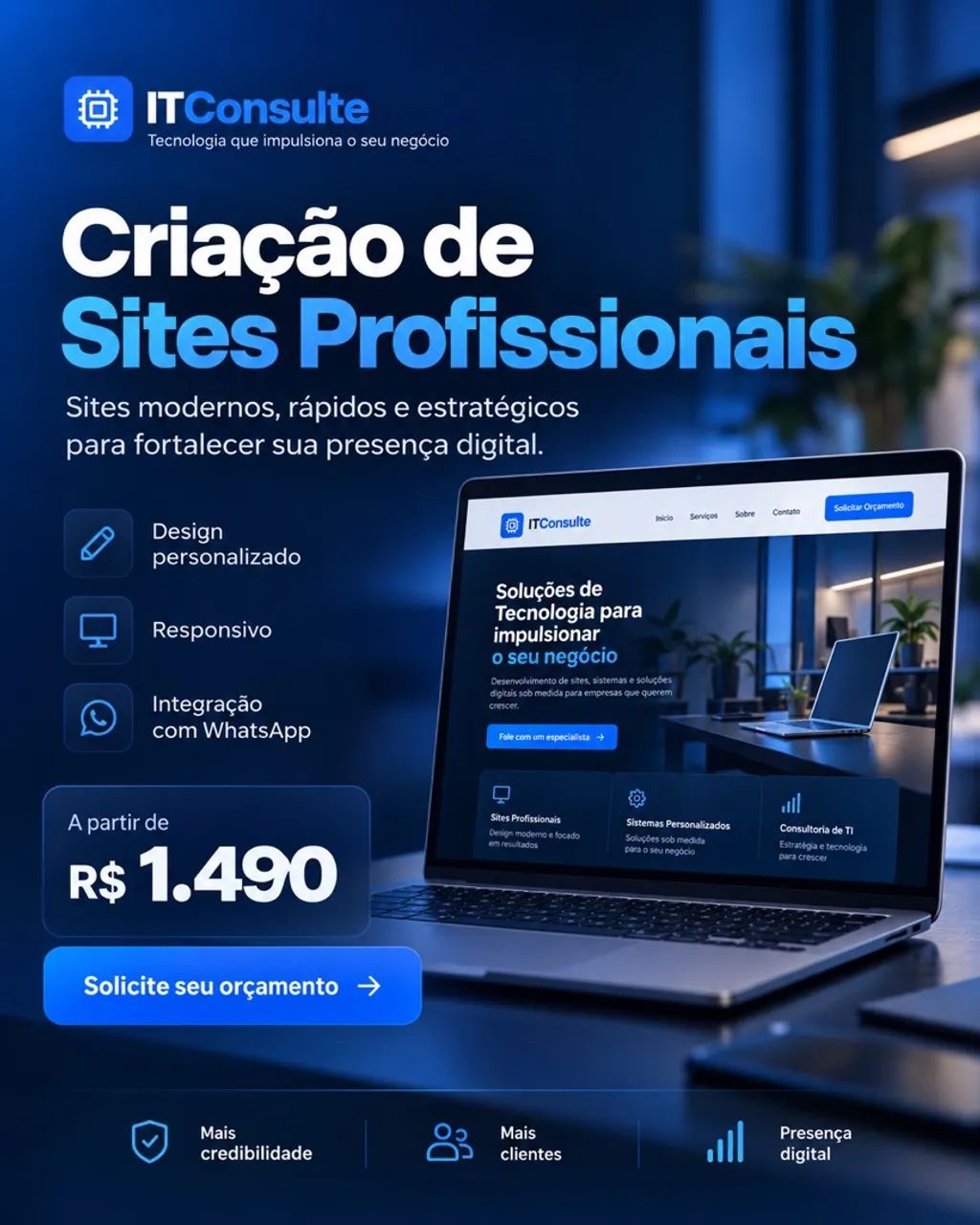 Criação de Sites Profissionais | IT Consulte