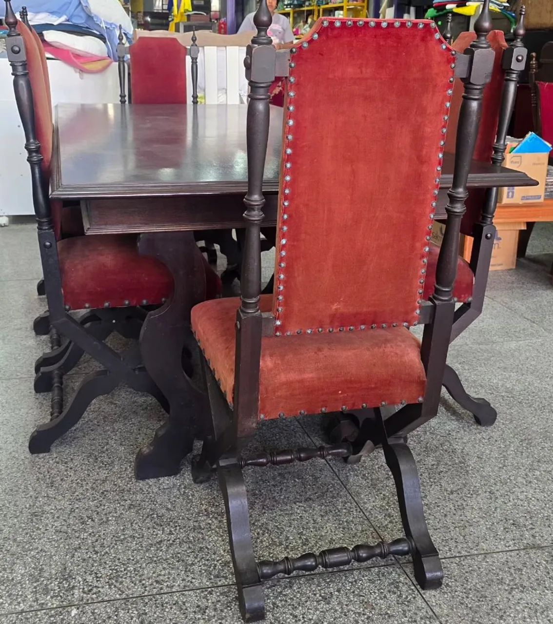 Mesa com 8 Cadeiras VINTAGE - Foto 4