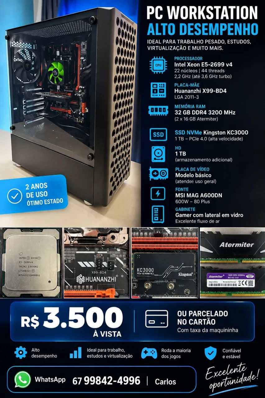 Desktop servidor/gamer