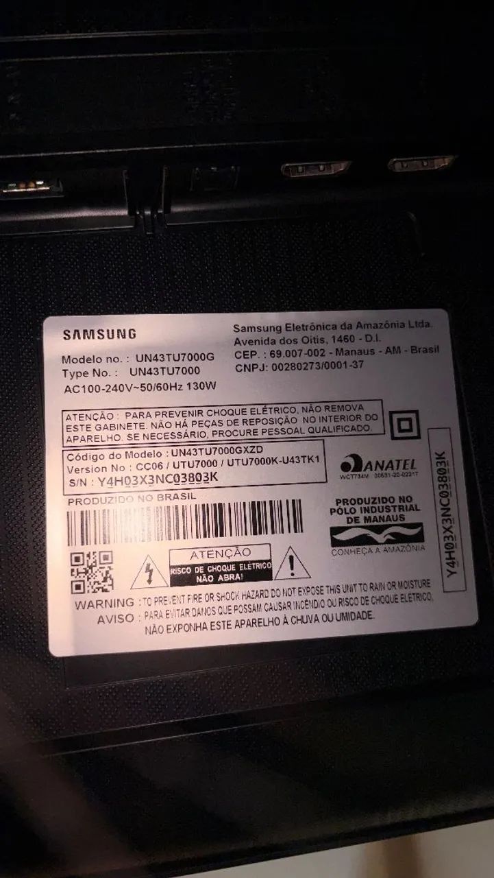 Samsung Smart TV 43 Polegadas - Foto 2