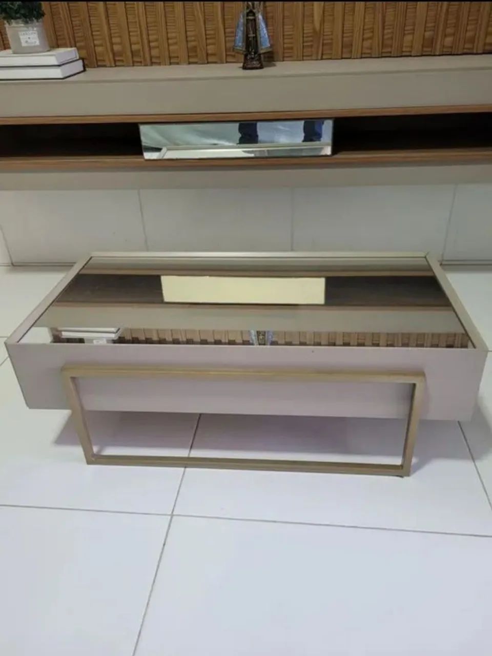 Mesa de Centro cor Griz