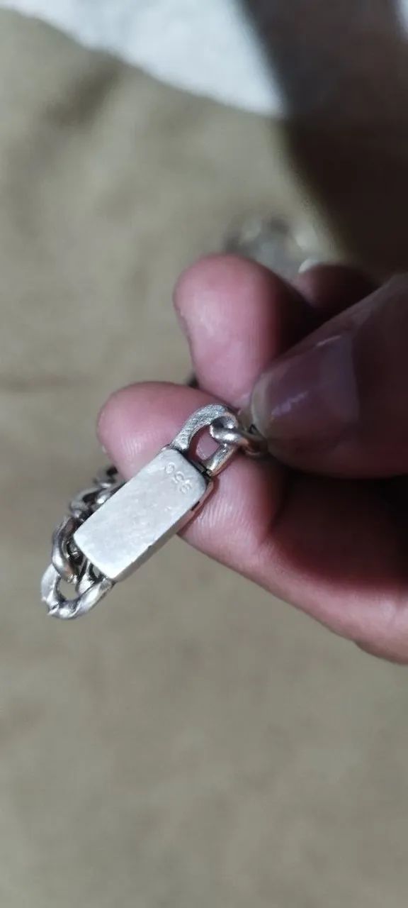 Cordão de prata 950