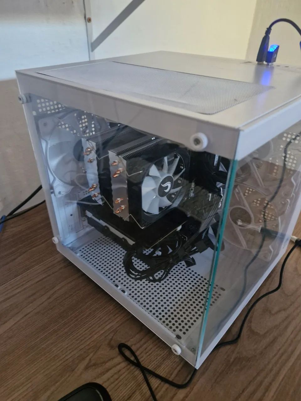 Pc completo ryzen 5 5500 rx 580 32gb de ram - Foto 2