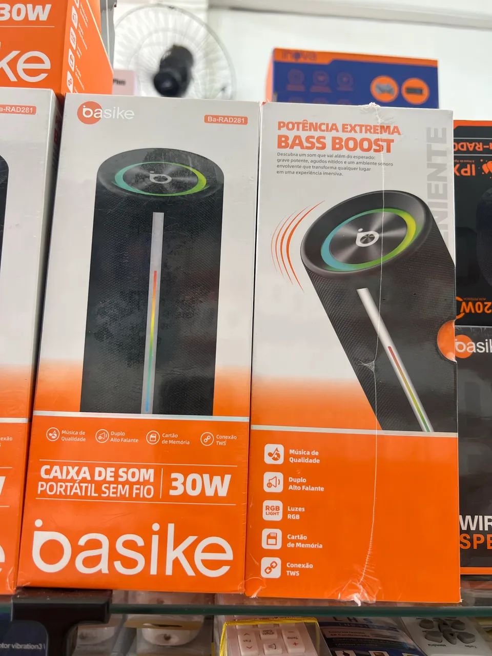 Caixa de som Portátil Sem fio 30w Basike  - Foto 2