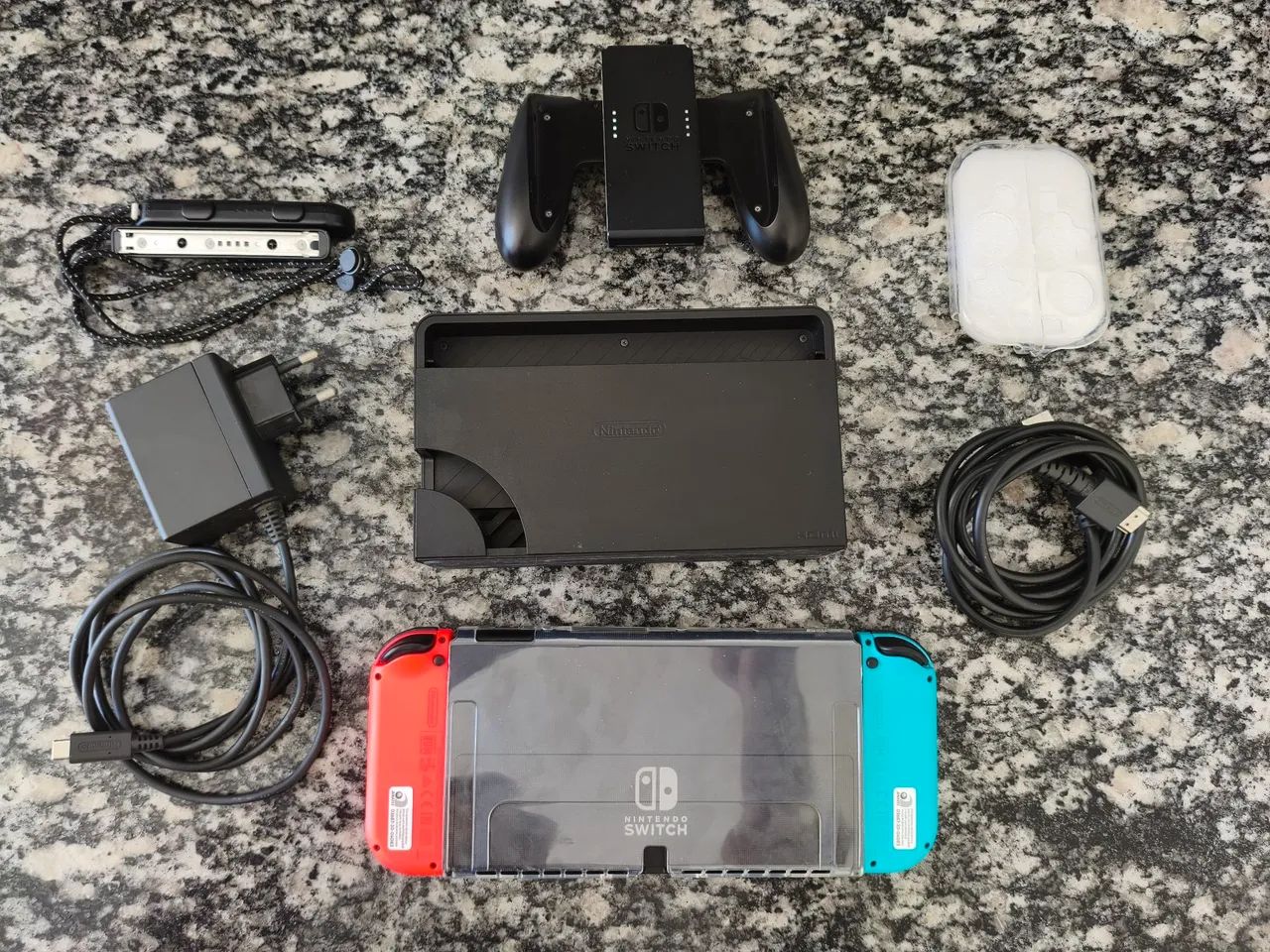 NINTENDO SWITCH OLED 64GB - DESBLOQUEADO - MICROSD 512GB - ACESSÓRIOS - Foto 5