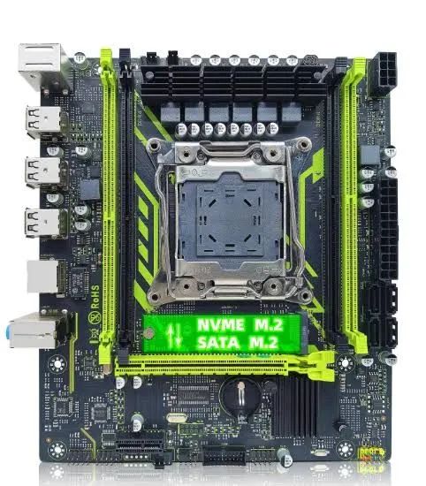 Kit placa mãe + cpu X99 P4 e E5 26050 v4 2.9ghz - Foto 2