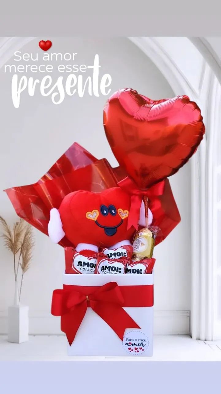 Cestas e box presentes para o dia dos Namorados 