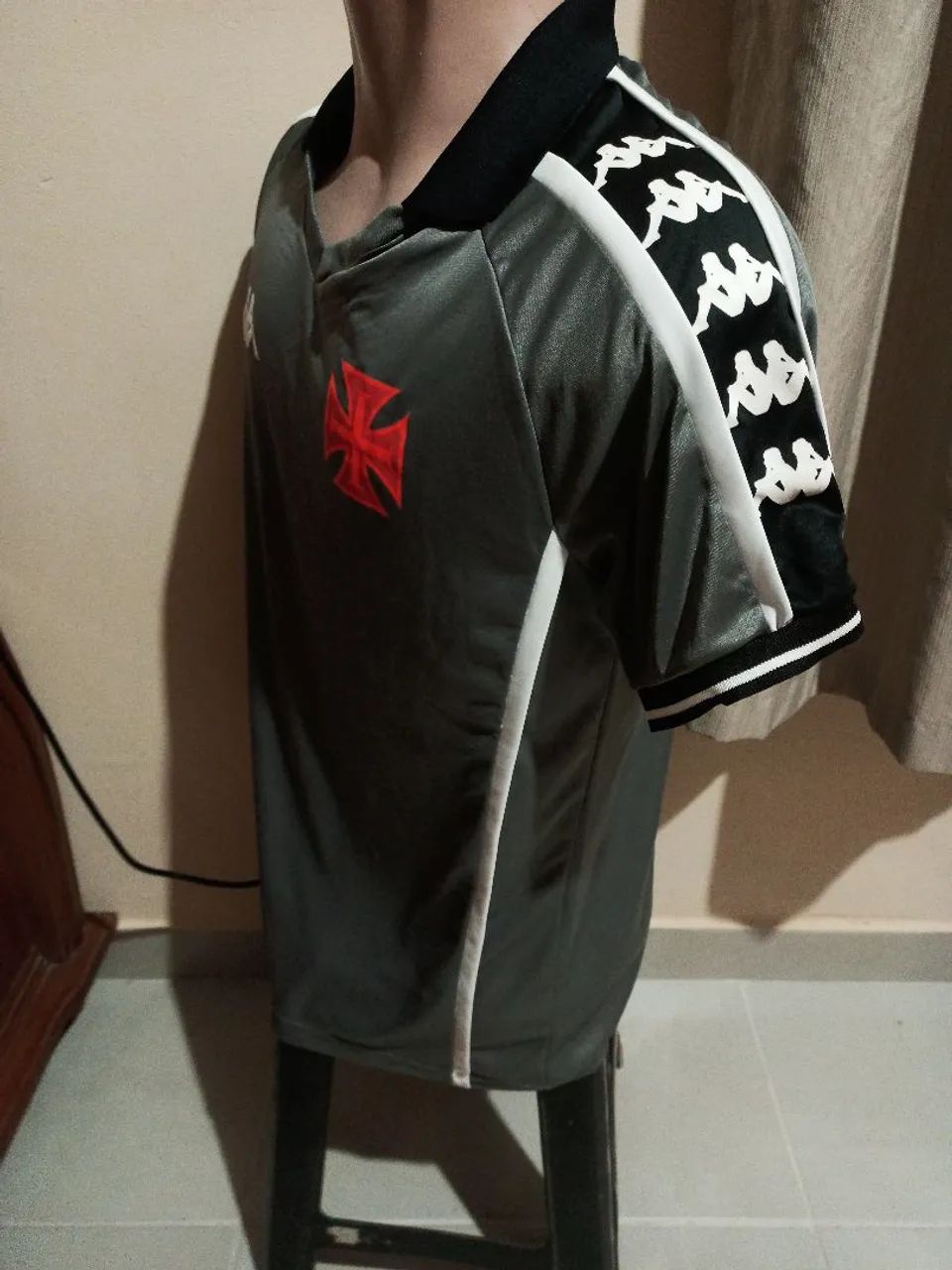 Camisa Vasco Supporter cinza - Foto 4