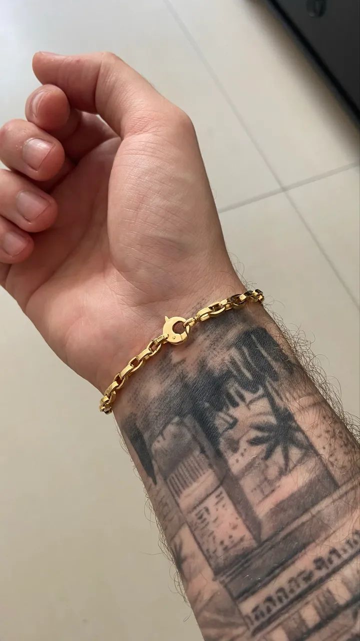 Pulseira em Ouro 18k 7,8g - Foto 5