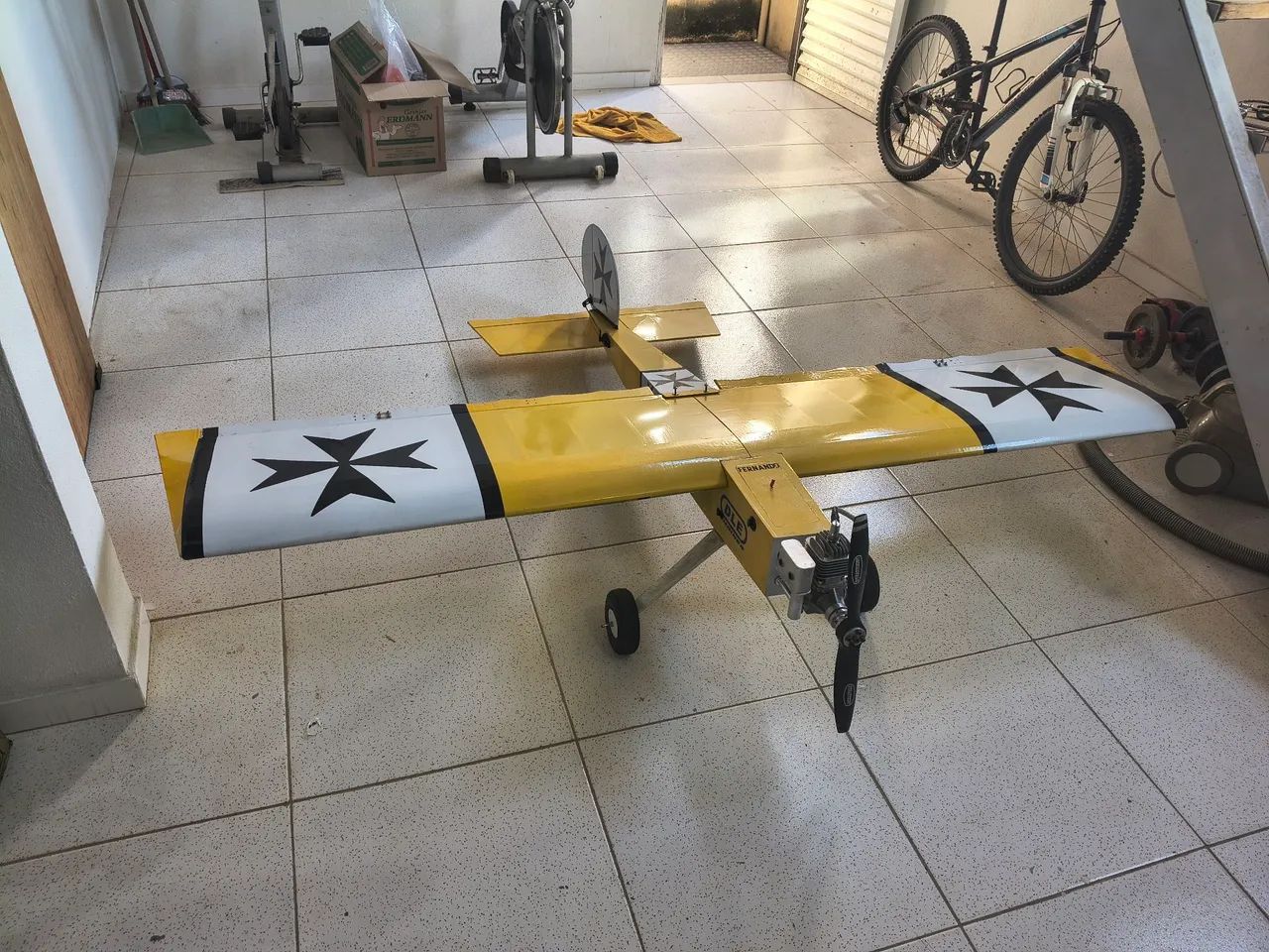 Aeromodelo Stick WGS com DLE 30 servos Hitec - Foto 3