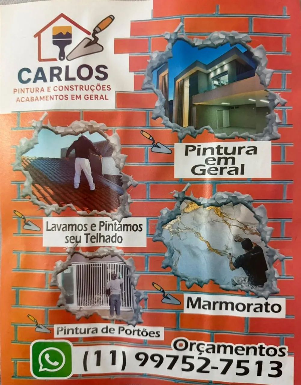 Carlos pintura e construções - Foto 2