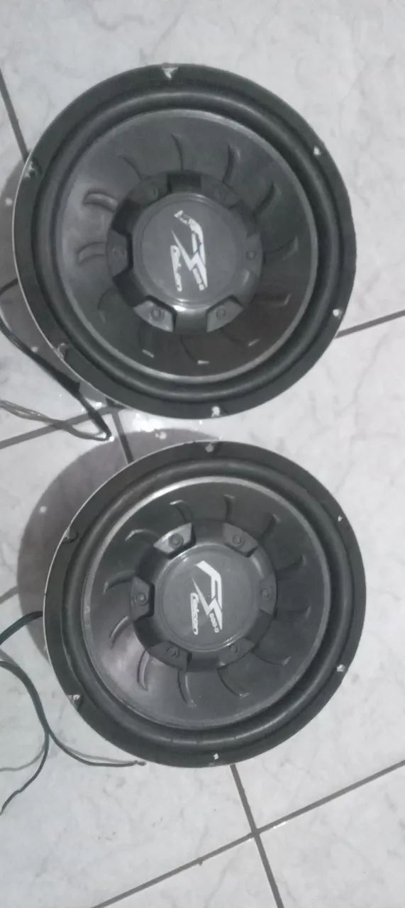 Par Subwoofer 10 polegadas 300rms bobina dupla Falcon  - Foto 5