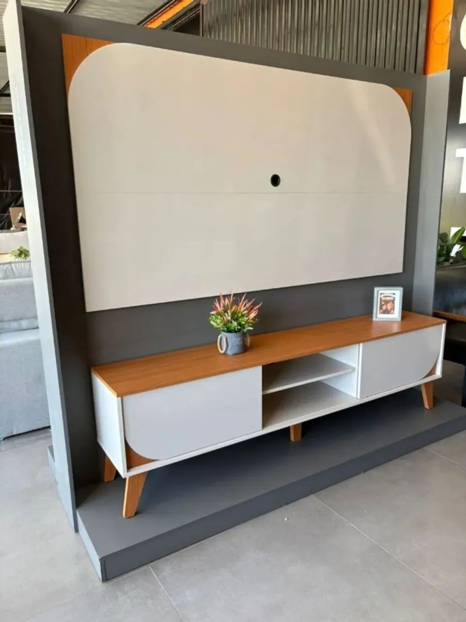 Rack com painel ate 65 polegadas (consulte cores)