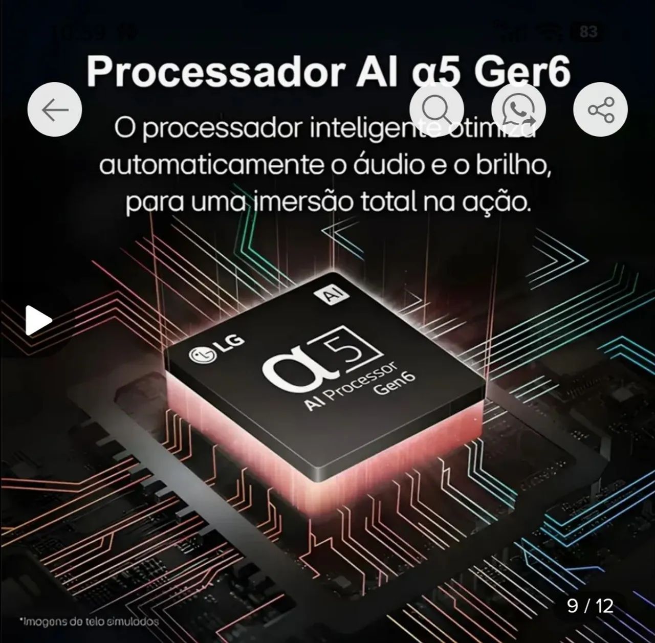 TV 43 polegadas na caixa e com nota fiscal  - Foto 5
