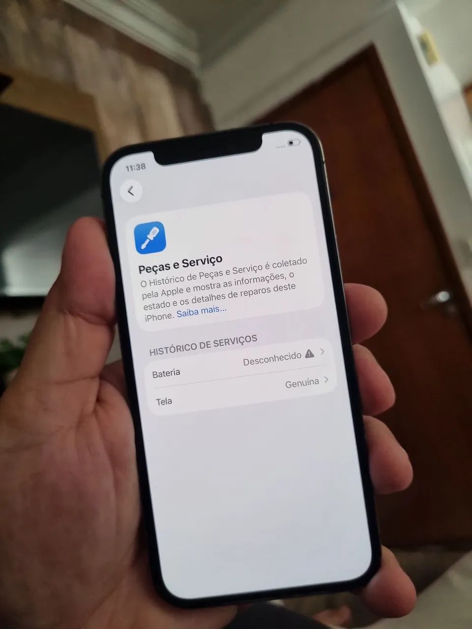 Vende-se ou troca 12 Pro 256gb  - Foto 4