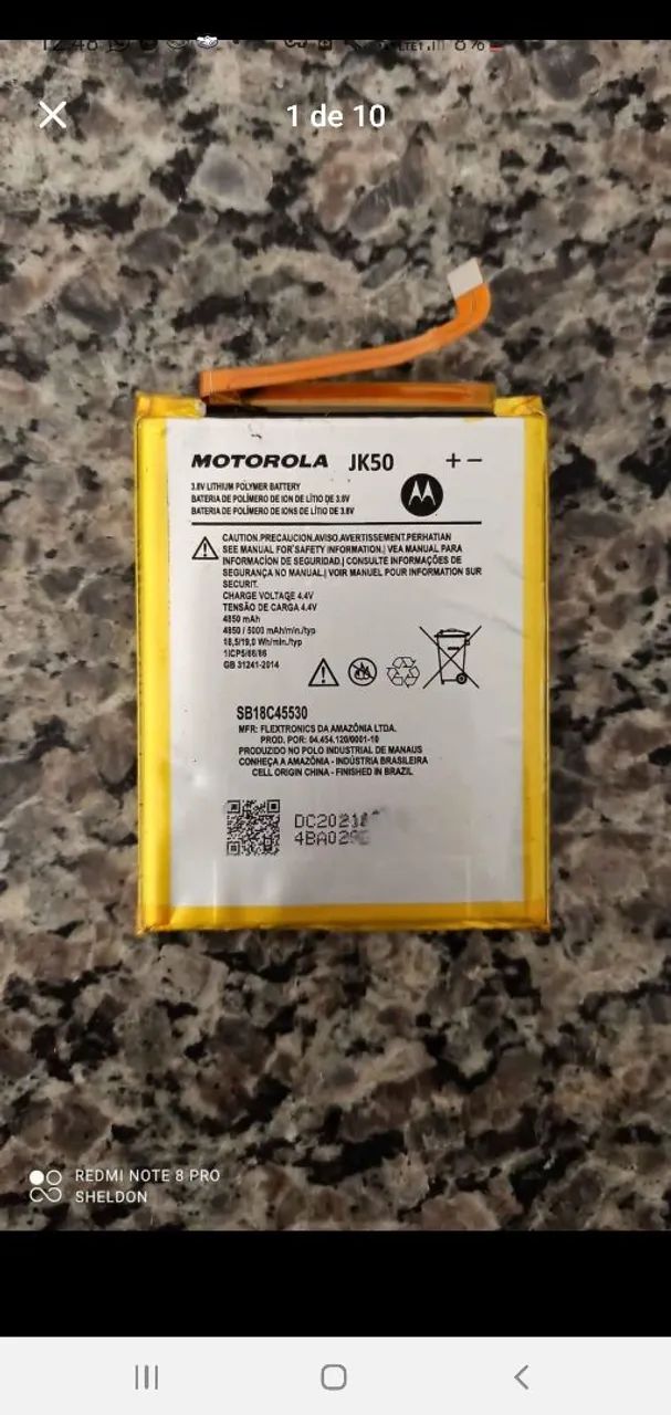 Retirada de peças Motorola Edge 20 Lite