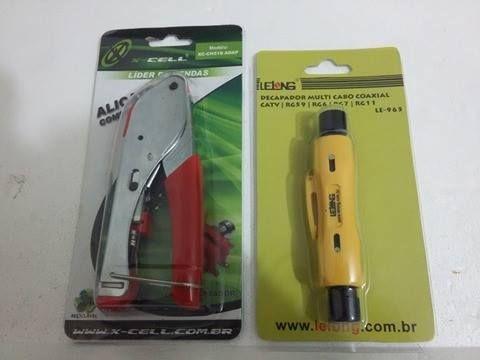 Kit Ferramentas ( Preparar Cabo Antena Tv ) 2x1