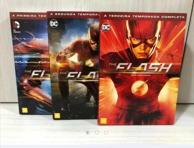 Coleção Dvds Originais Temporadas 1 À 3 The Flash