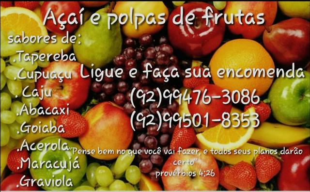 Polpas de Frutas?
