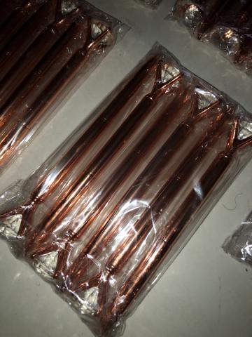 40 Canetas esferográficas cristal rose gold - Foto 4