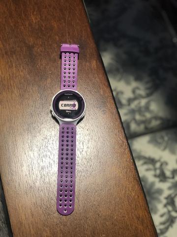 Relógio Garmin forerruner 220 Rosa e mochila de hidratação 2l - Foto 4