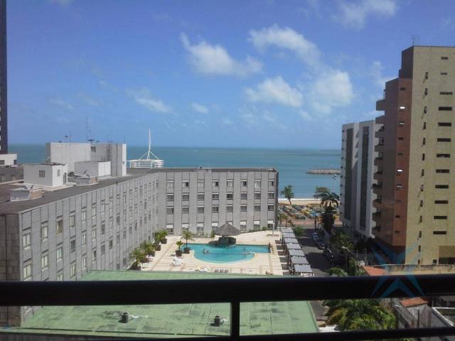 Apartamento com 2 dormitórios vista para o mar, à venda, 60 m² por r$ 315.000 - meireles -